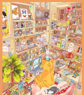 Cosy Room Sticker Scene - Medium