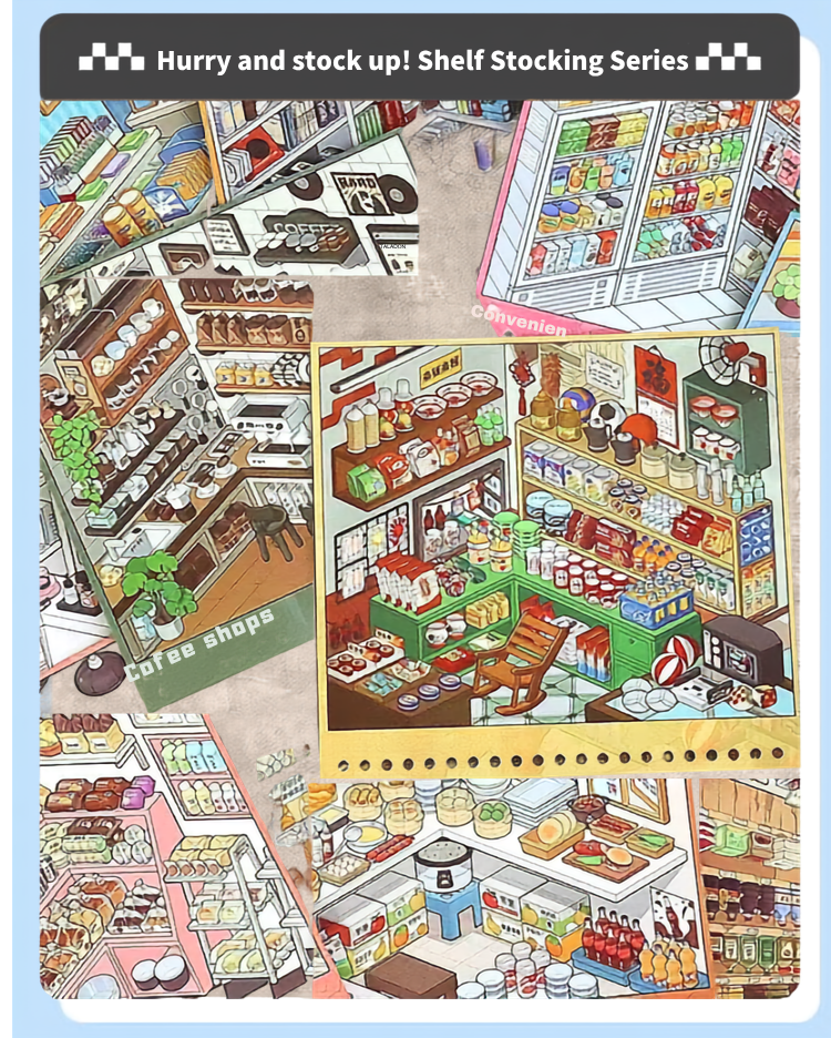 Sticker Scene Book 8.0 - Shelf Stocking Series
