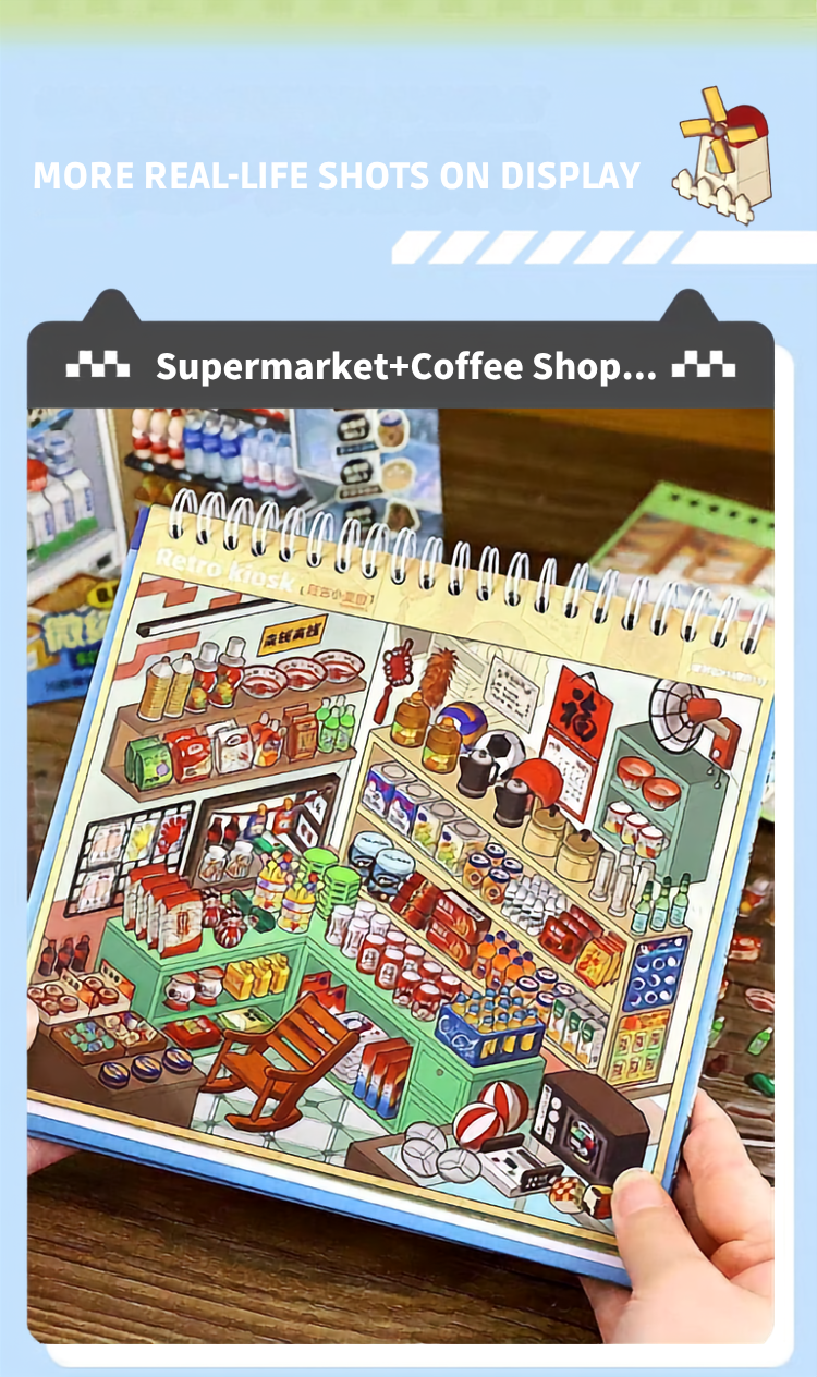 Sticker Scene Book 8.0 - Shelf Stocking Series