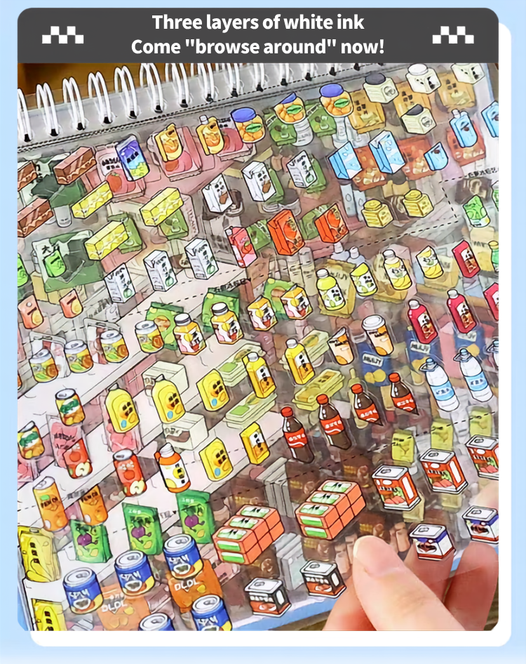 Sticker Scene Book 8.0 - Shelf Stocking Series