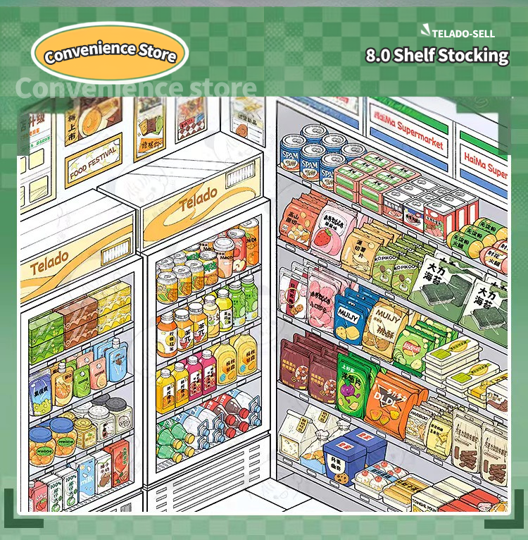 Sticker Scene Book 8.0 - Shelf Stocking Series