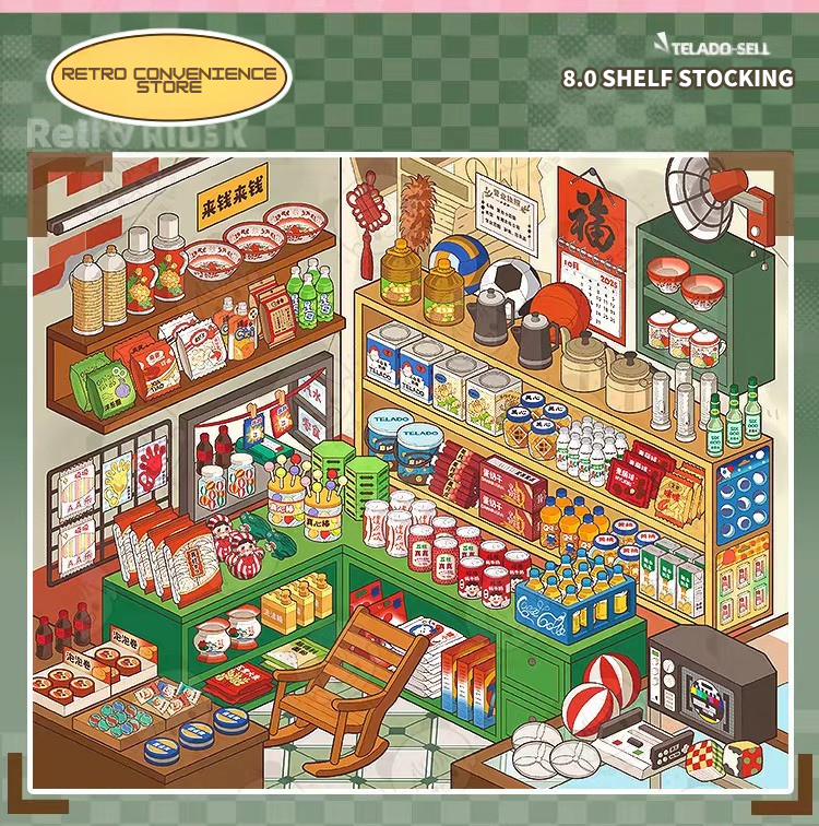 Sticker Scene Book 8.0 - Shelf Stocking Series
