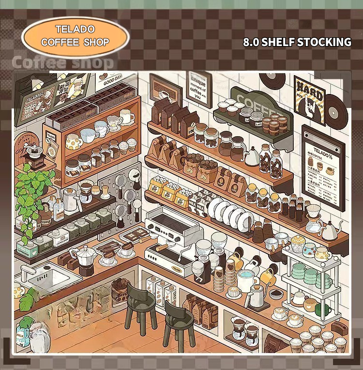 Sticker Scene Book 8.0 - Shelf Stocking Series
