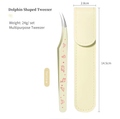 Dolphin Shaped Tweezer (Yellow)